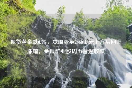 现货黄金跌0.7%，本周涨至2660美元上方后回吐涨幅，金银矿业股周五普遍收跌